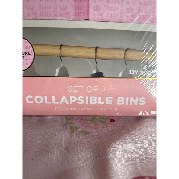 Juicy Couture Collapsible Bins - Picture 3 of 6